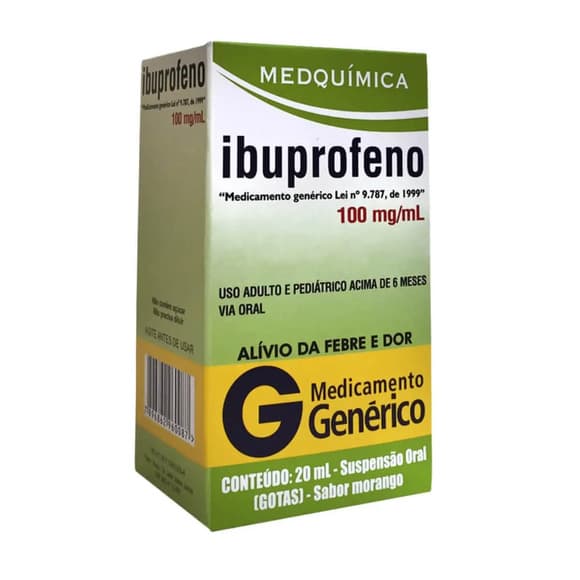 IBUPROFENO 100MG 20ML MEDQUIMICA
