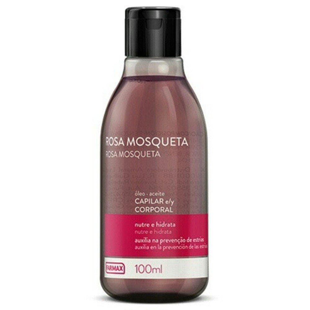 OLEO CAPILAR/CORPORAL ROSA MOSQUETA FARMAX 100ML