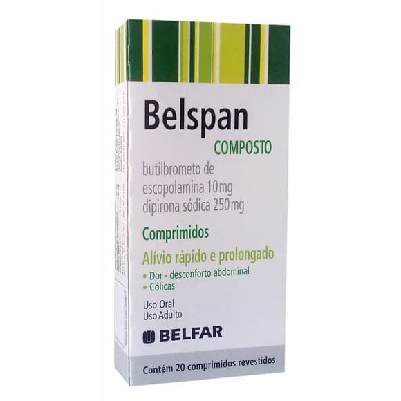 BELSPAN 250+10MG 20"S