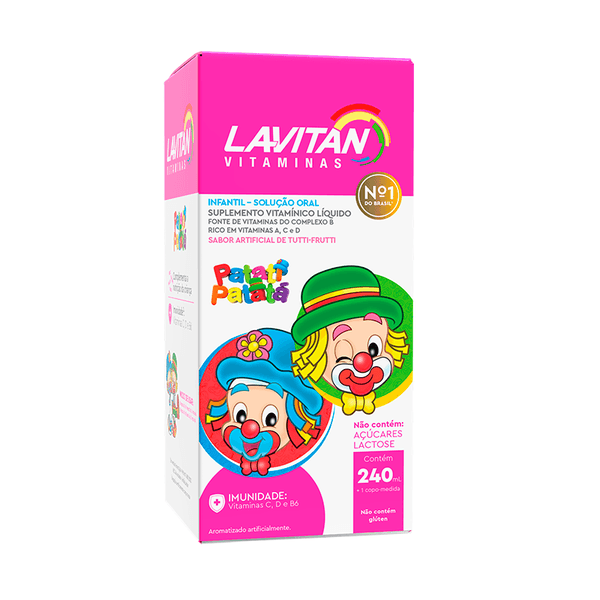 LAVITAN KIDS 240ML TUTTI FRUTTI