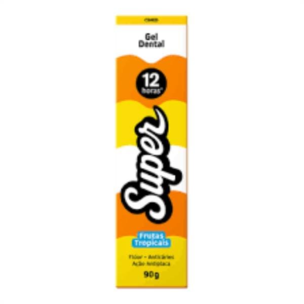 CR DENTAL SUPER 12H FRUTAS TROPICAIS E MENTA 90G
