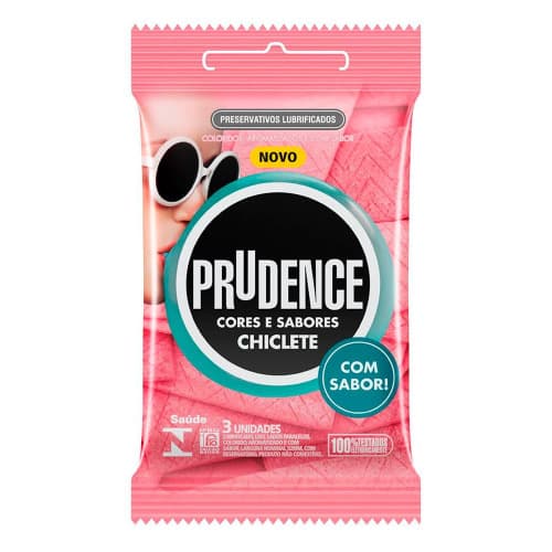 PRES PRUDENCE COR SABOR CHICLETE