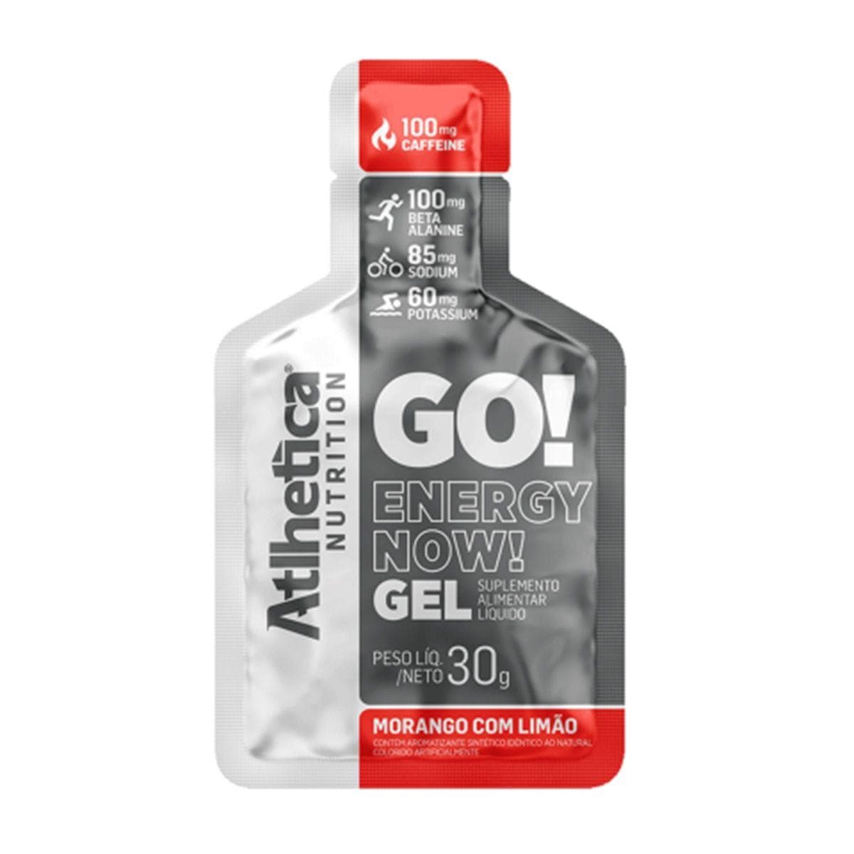 GO ENERGY GEL MORANGO C/ LIMAO SACHE 30G