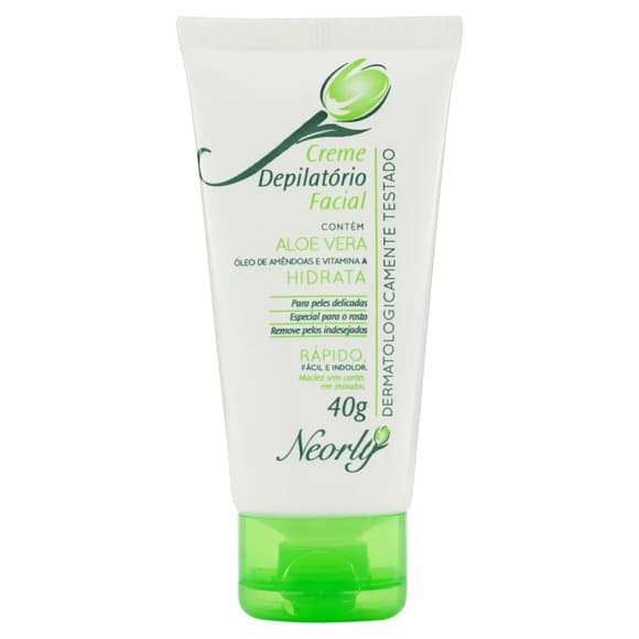 CREME DEP P/ROSTO ALOE VERA 40G