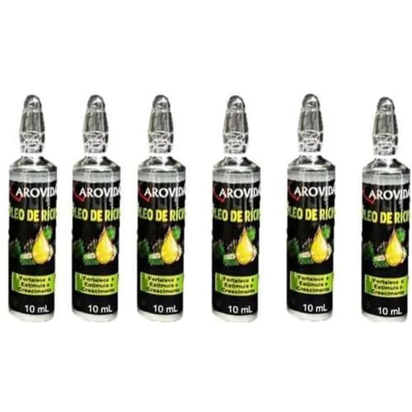 OLEO RICINO AMPOLA AROVIDA 10ML