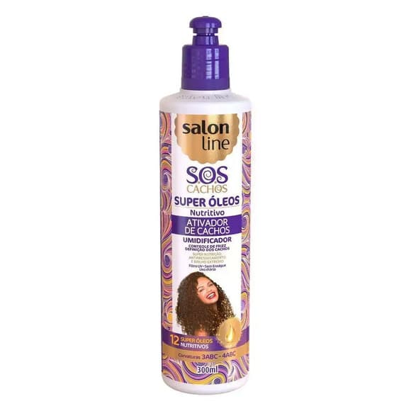 ATIVADOR CACHOS SALON LINE NUTRIÇÃO 300ML
