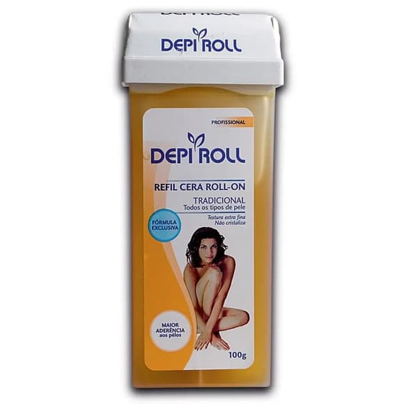 CERA DEPI ROLL 100G REFIL TRADICIONAL TAMPA FIXA
