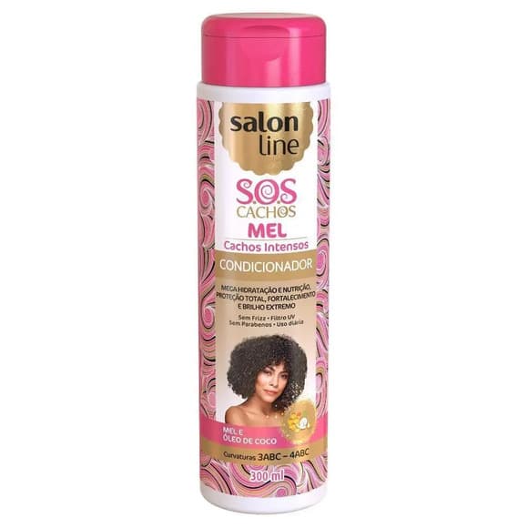 COND SALON LINE SOS CACHOS INTENSOS MEL 300ML