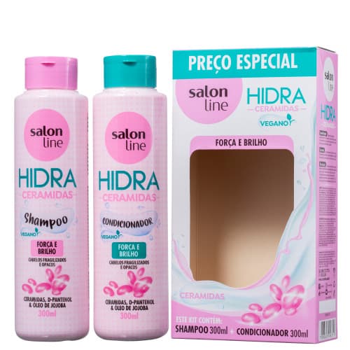 KIT SH+COND SALON LINE HIDRA CERAMIDAS 300ML