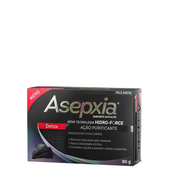 ASEPXIA SAB DETOX CARVAO 80G