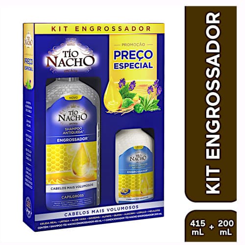 KIT SH+COND TIO NACHO ENGROSSADOR 450ML+200ML