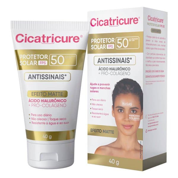PROT SOLAR CICATRICURE ANTISINAIS FPS50 40G