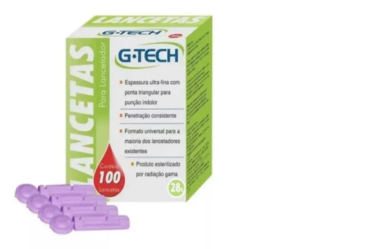 LANCETA G-TECH 28G C/100