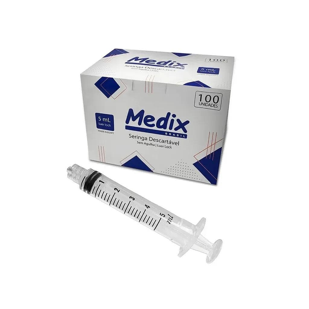SERINGA 5ML S/AGULHA MEDIX