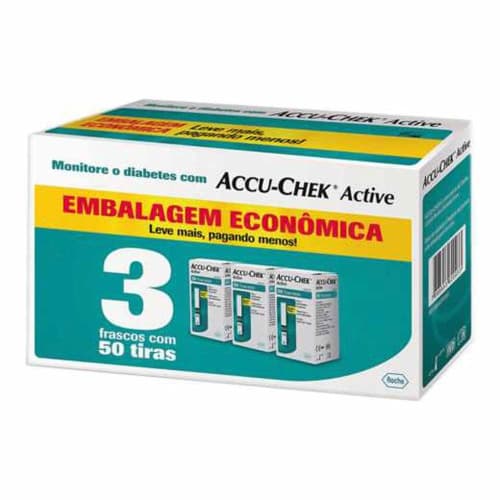 TIRAS ACCU CHEK ACTIVE C/50 KIT C/3