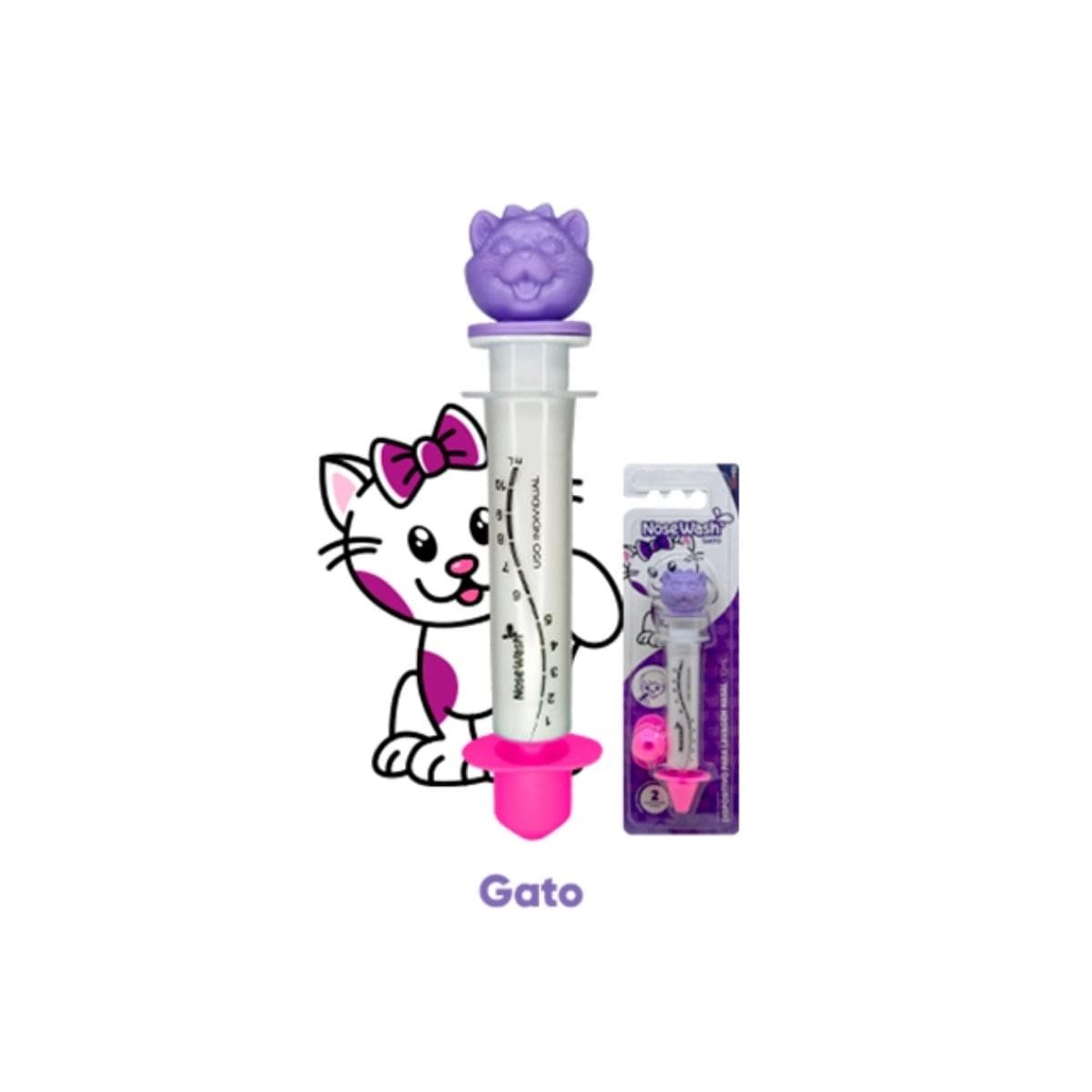 SERINGA NOSEWASH P/LAVAGEM NASAL GATO 10ML