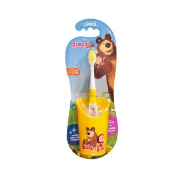 ESC D INFANTIL MARSHA E O URSO C/ COPO