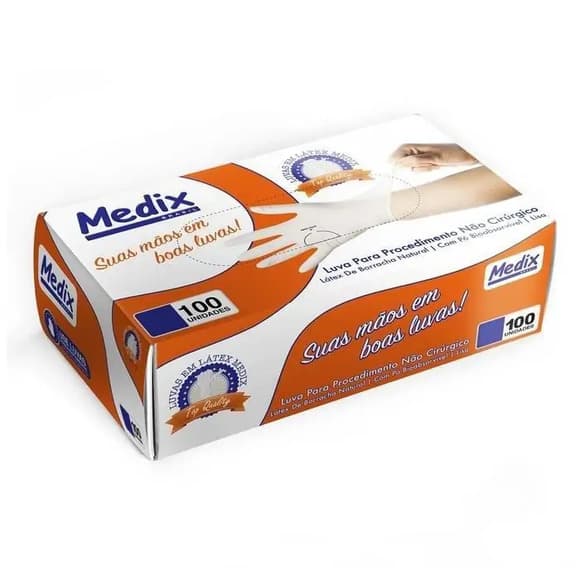 LUVA MEDIX M C/100