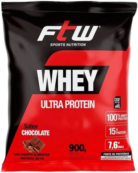 FTW WHEY ULTRA REFIL CHOCOLATE 900G