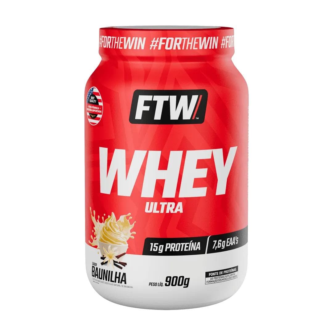 FTW WHEY ULTRA REFIL BAUNILHA 900G
