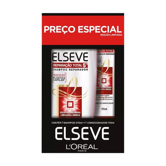 KIT SH+COND ELSEVE REPARACAO TOTAL 5 375ML+170ML