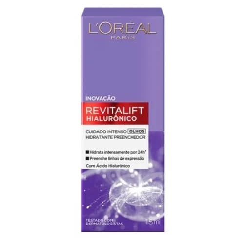 CR LOREAL P/ OS OLHOS REVITALIFT HIALURONICO 15ML