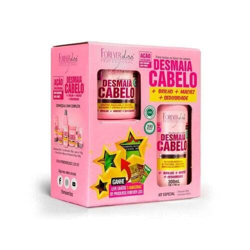 KIT DESMAIA CABELO SH+MASC +GT3 AMOSTRA