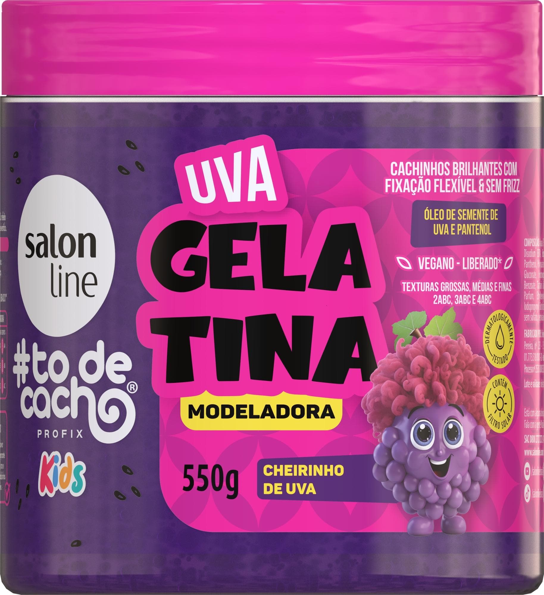 GELATINA MODEL SL KIDS TDC UVA 550G