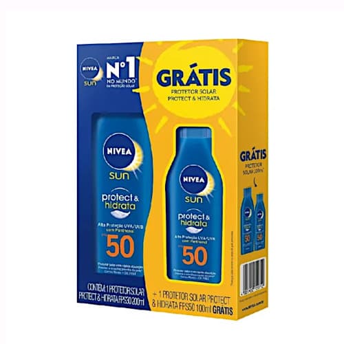 KIT PROT NIVEA FPS50 200ML GRATIS FPS60 100ML KIDS
