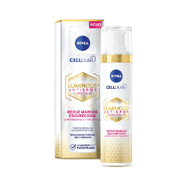 NIVEA CELLULAR LUMINOUS ANTIMARCAS 40ML FLUIDO FPS 50
