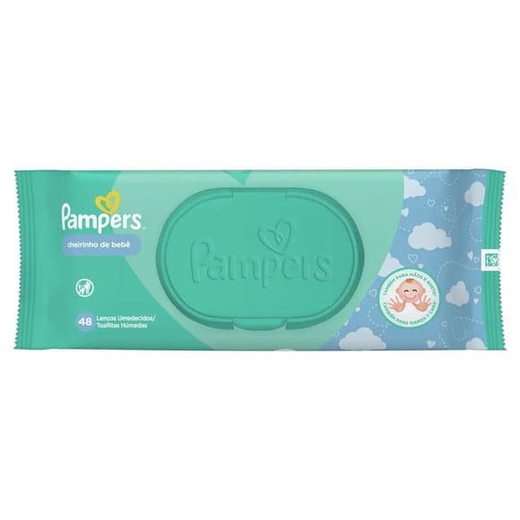 TOALHA UMED PAMPERS REGULAR C/48