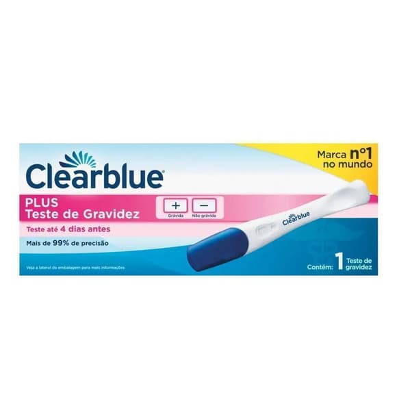 TESTE CLEARBLUE GRAVIDEZ PLUS