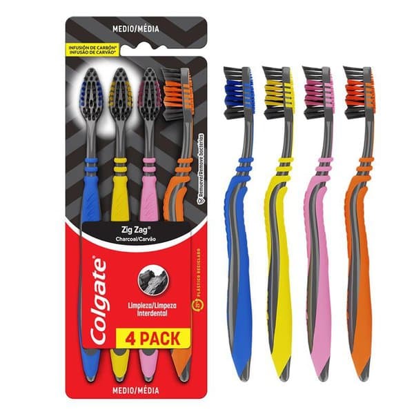 ESC DENTAL COLGATE ZIG ZAG CARVAO C/4