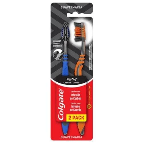 ESC DENTAL COLGATE ZIG ZAG CARVAO 2UN