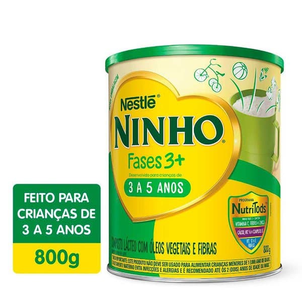 LEITE NINHO 3+ 3 A 5 ANOS 800G