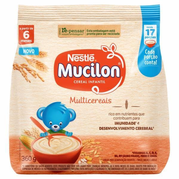 CEREAL INF MUCILON SACHE MULTICEREAIS 360G