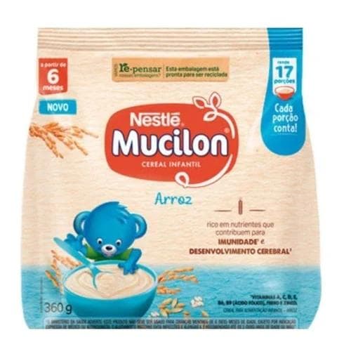 CEREAL INF MUCILON SACHE ARROZ 360G