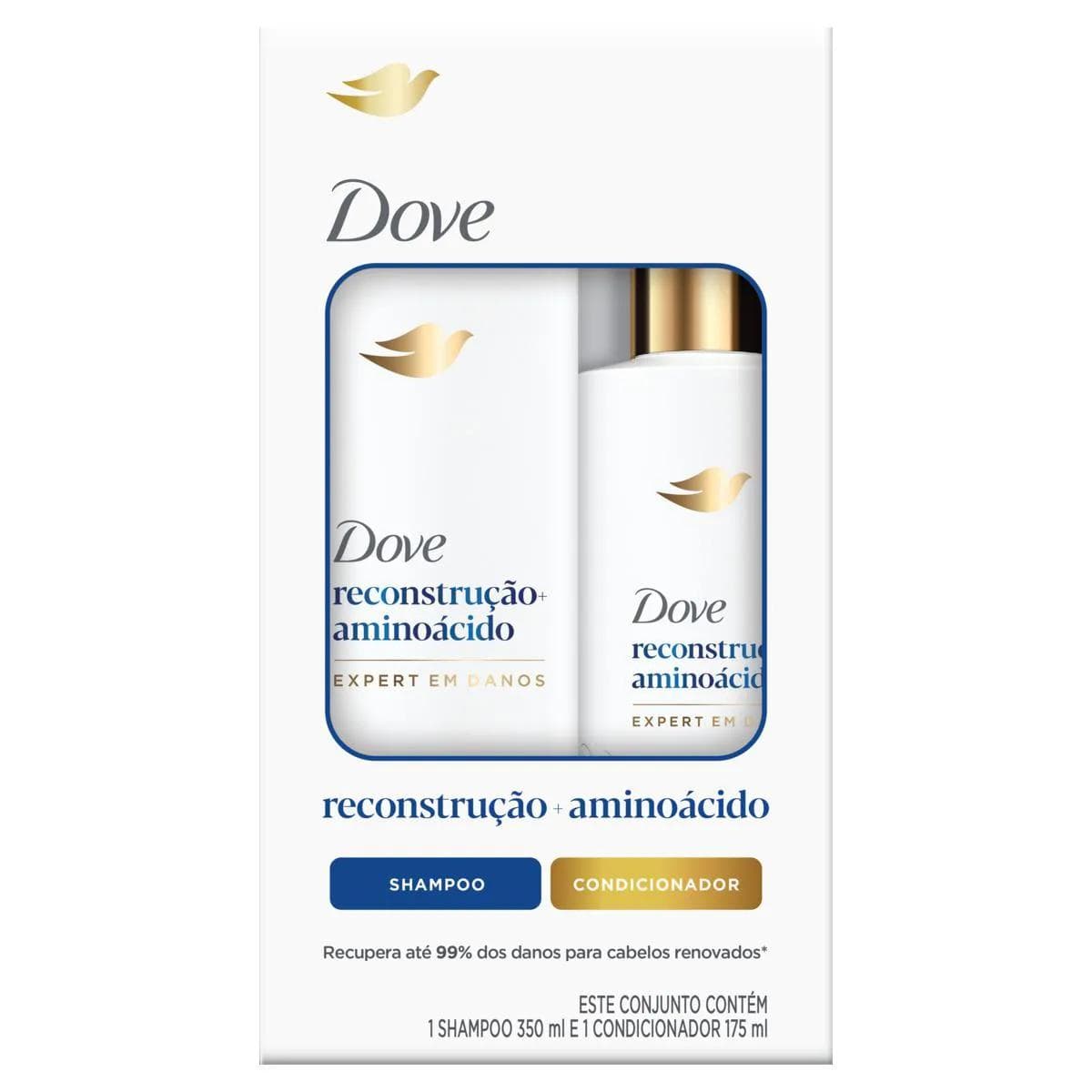 KIT SH+COND DOVE RECONST+AMINOACIDO 350ML+175ML