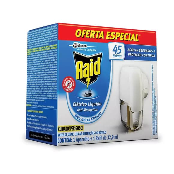 RAID AP ALET 45 NOITE 32,9ML