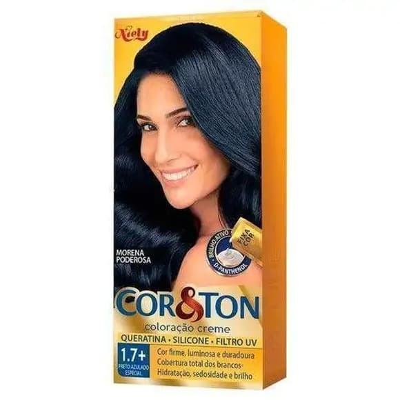 TINT COR&TON 1.7 PRETO AZUL