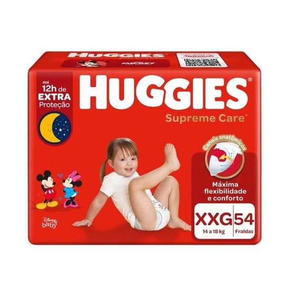 FRD HUGGIES SUPREME CARE HIPER XXG C/54