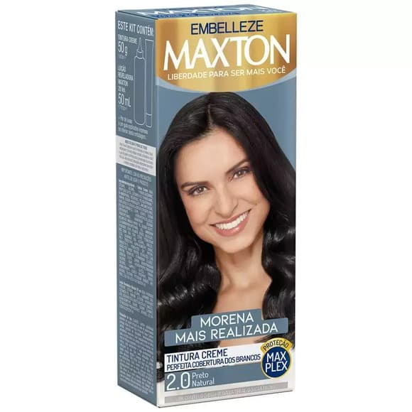 TINT MAXTON 2.0 PRETO NATURAL