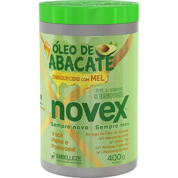 CR NOVEX 400G OLEO ABACATE