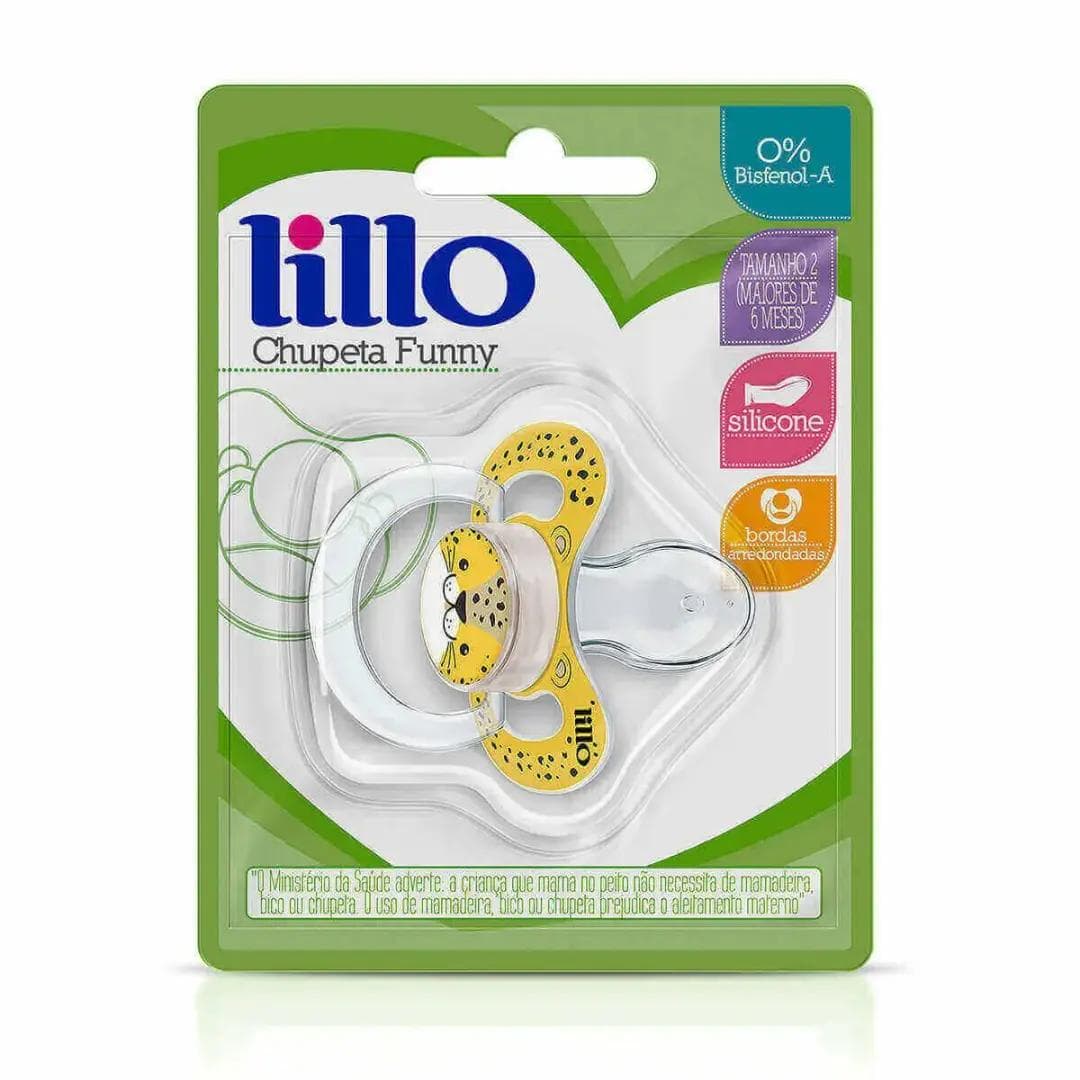 CHUPETA ANIMAIS ONCINHA SILICONE TAM2