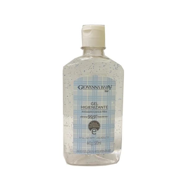 ALCOOL GEL GIOVANNA BABY AZUL 500ML