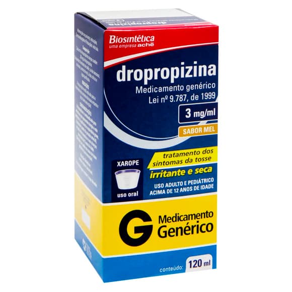 DROPROPIZINA 3MG XPE ADU 120ML BIO