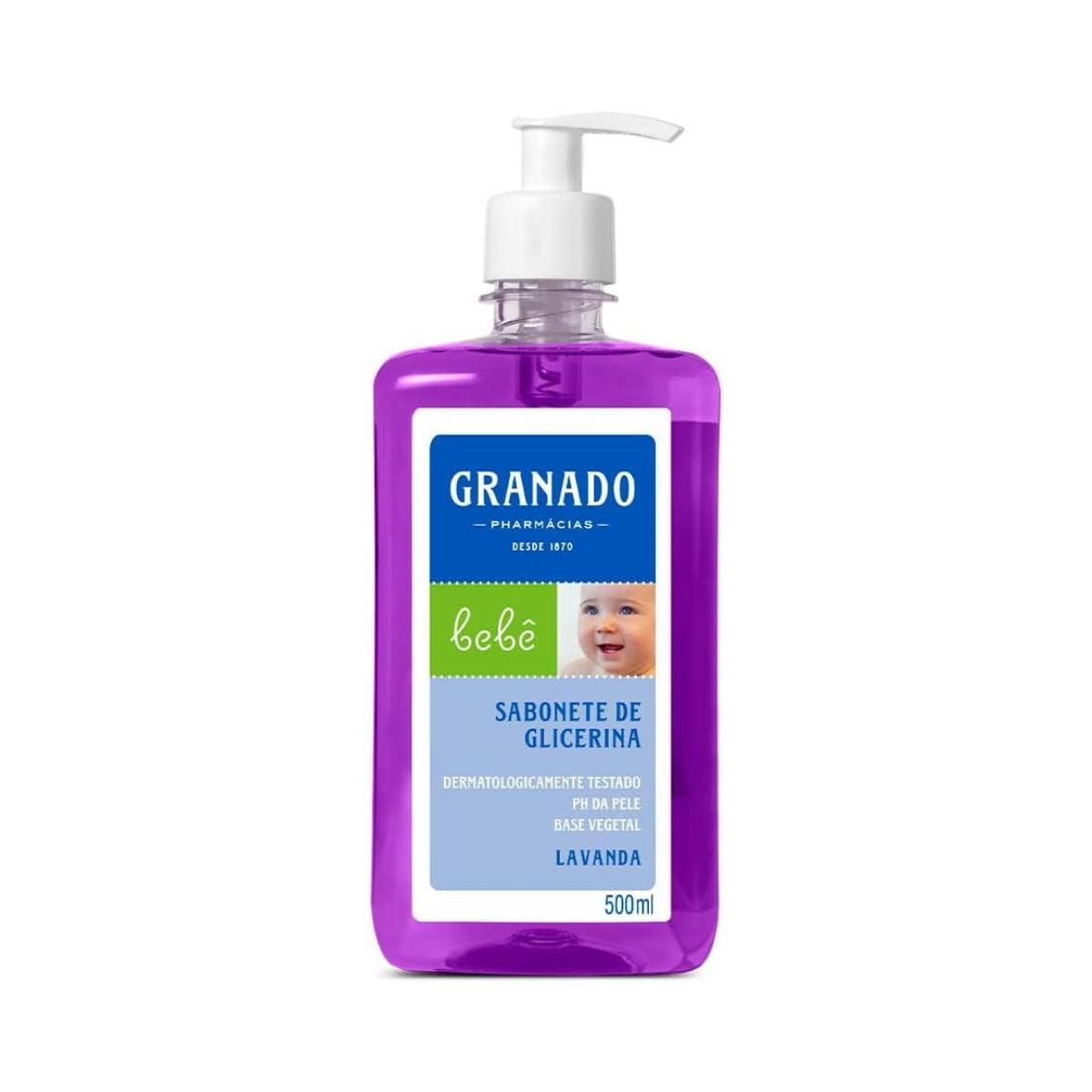 SAB GRANADO BEBE GLIC LAVANDA 500ML