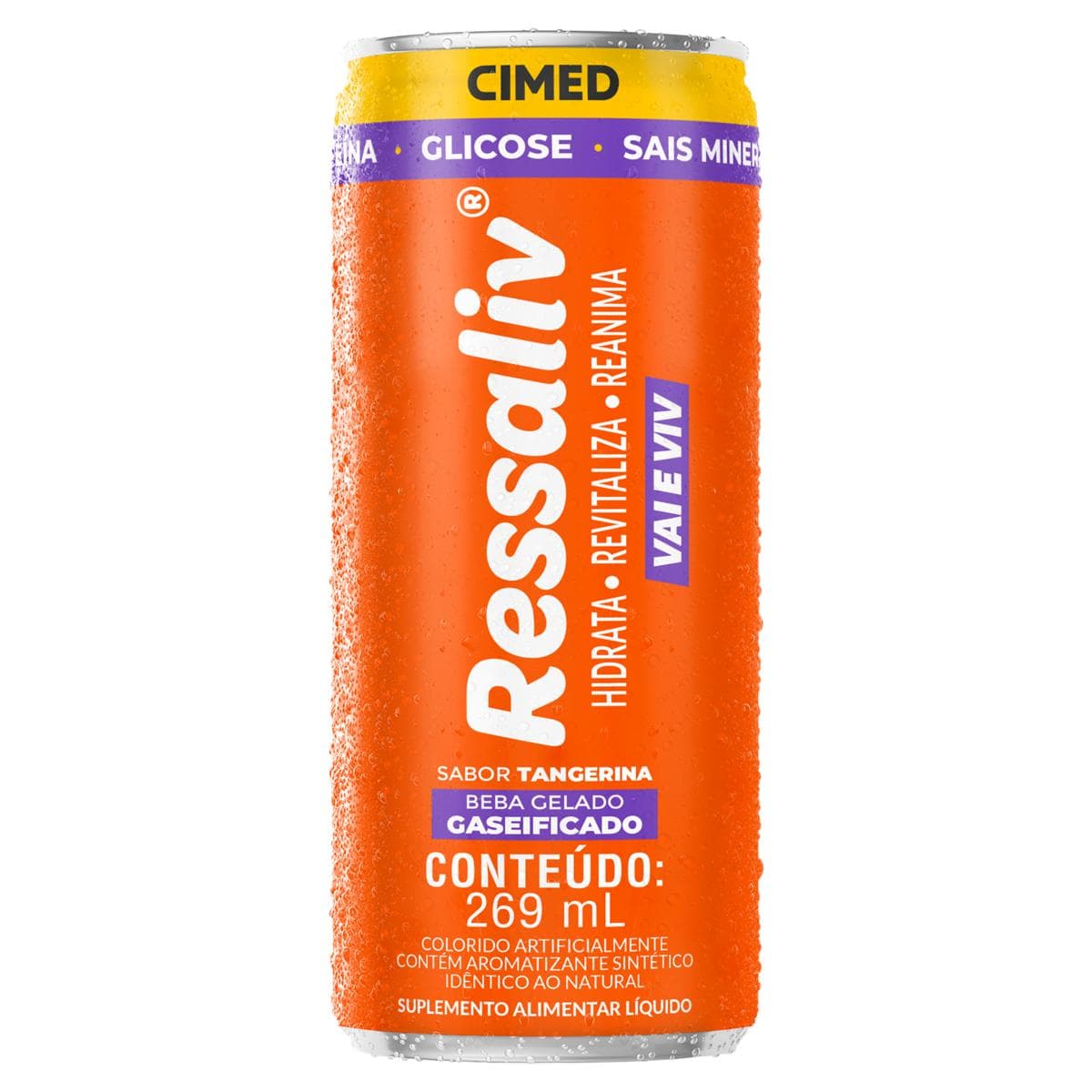 RESSALIV LT GAS TANGERINA 269ML