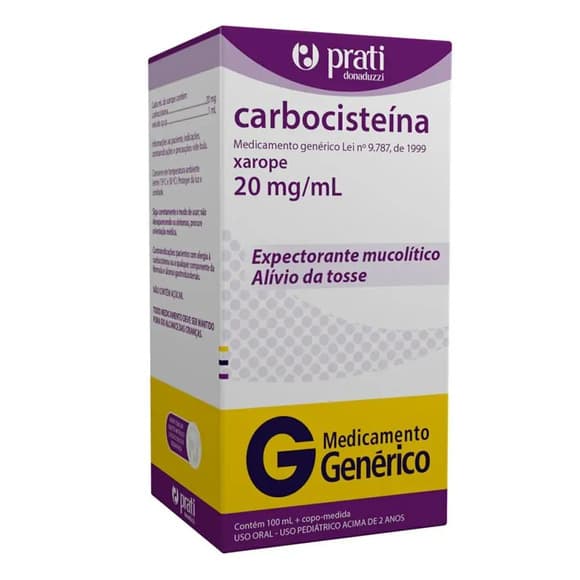 CARBOCISTEINA 100ML PED PRA