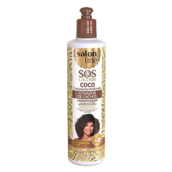 ATIVADOR CACHOS SALON LINE COCO 300ML